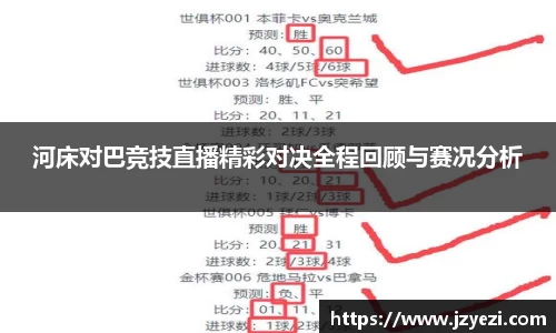 河床对巴竞技直播精彩对决全程回顾与赛况分析